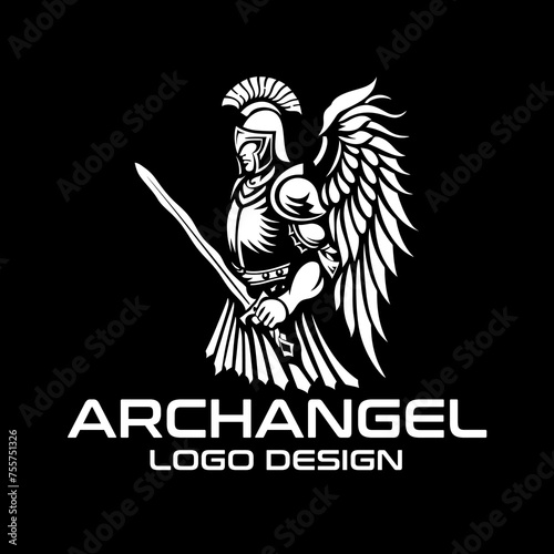 Archangel Vector Logo Design © isuru