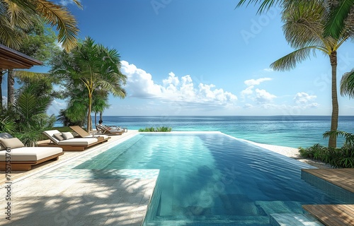 pool, lounge, and beachside resort