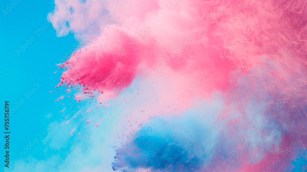 Obraz premium colorful abstract background with smoke