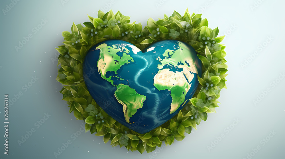 Concept image of earth on green background Concept image of earth on green background