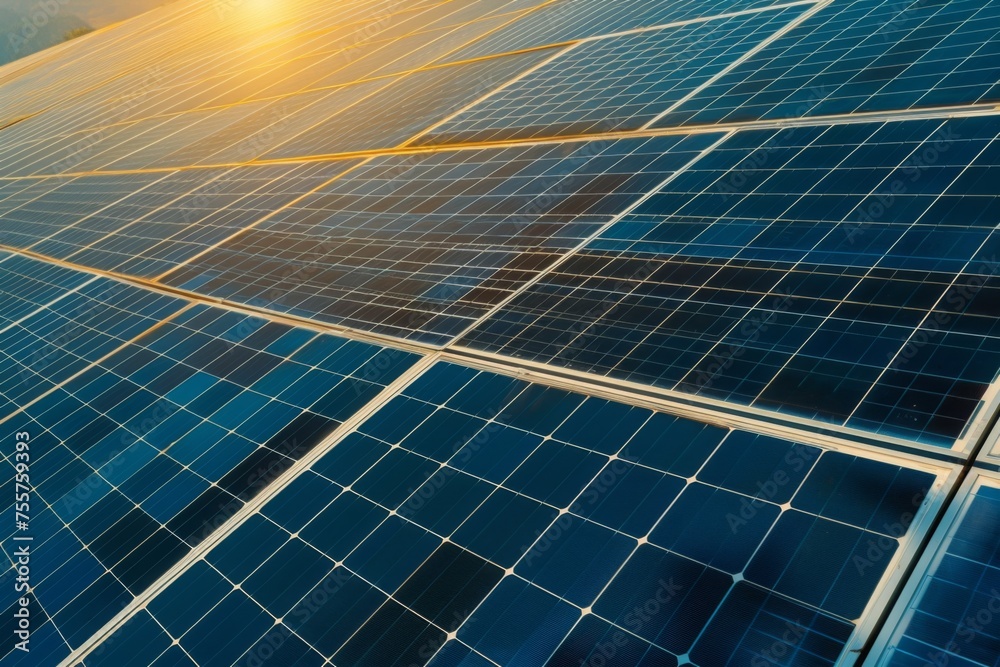 Solar power plant panel close-up view background. Electric solar battery station panels cells. Clean ecological electricity production. renewable energy concept. Solar power plant panel close-up view background. Electric solar battery station panels cells. Clean ecological electricity production. renewable energy concept.