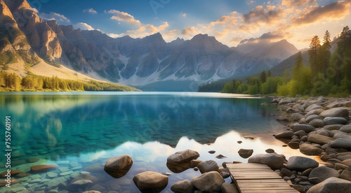 beautiful sceneries 
mountains 
waterfaal 
sky 