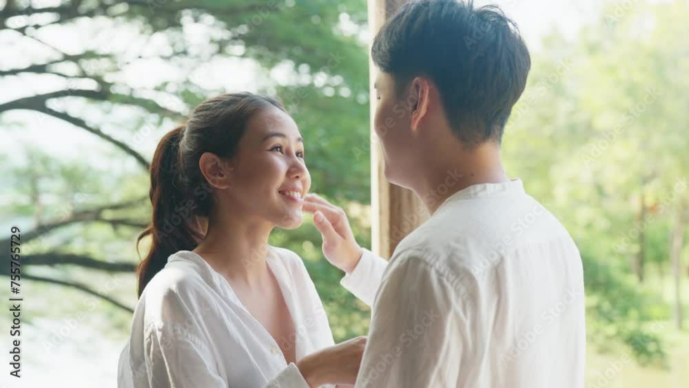 Young adult asia people happy fiance lover flirt falling in love desire kiss hug cuddle beloved care trust. Sweet comfort asian lovers tender face to face man woman smile relax warm time date day life Young adult asia people happy fiance lover flirt falling in love desire kiss hug cuddle beloved care trust. Sweet comfort asian lovers tender face to face man woman smile relax warm time date day life