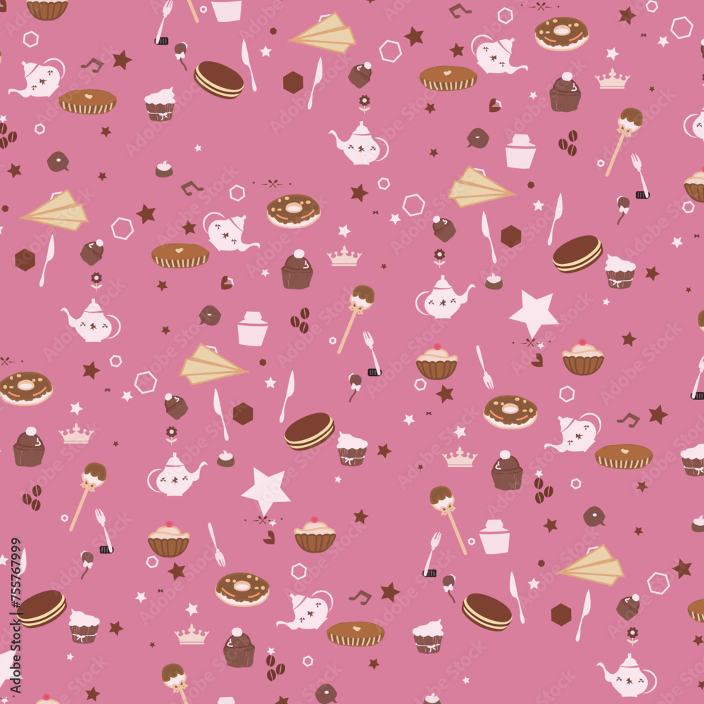 Cake and Cookies pattern Cake and Cookies pattern