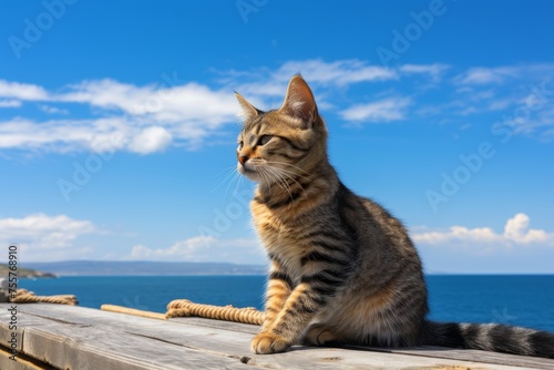 Close up of a cute fluffy kitten with big eyes and whiskers on a clean white background