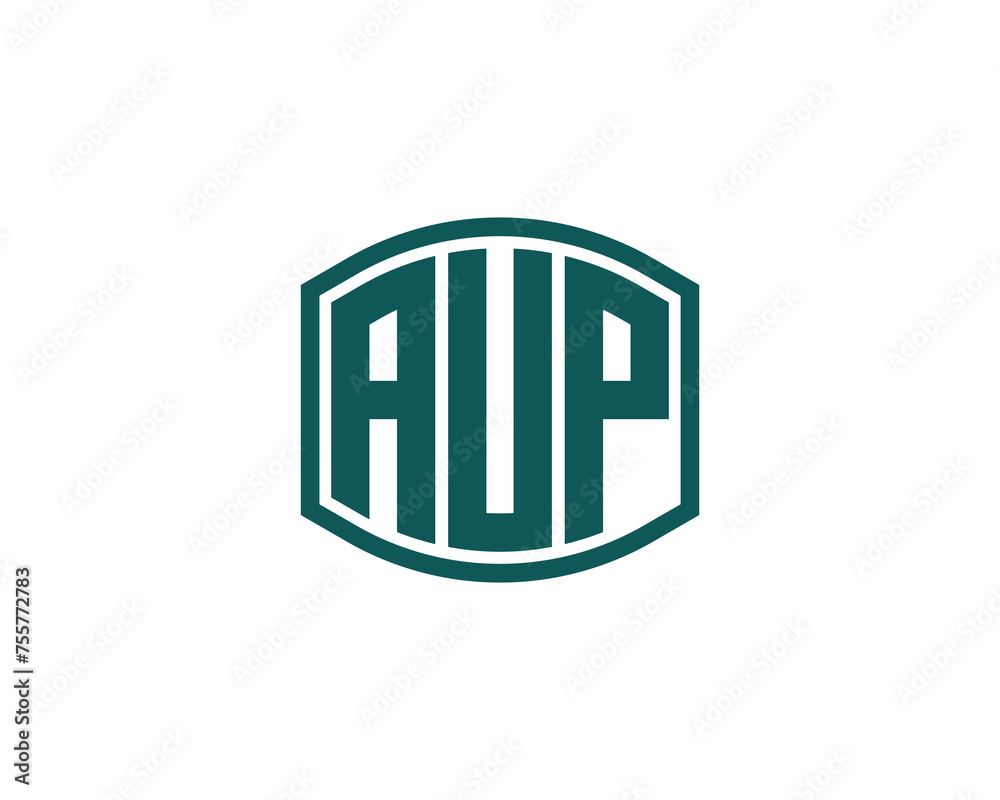 AUP logo design vector template AUP logo design vector template