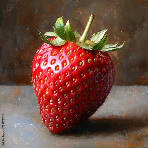 Oil Paint Strawberry