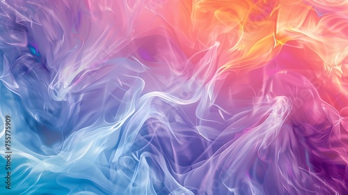Abstract gradient harmonious colors background