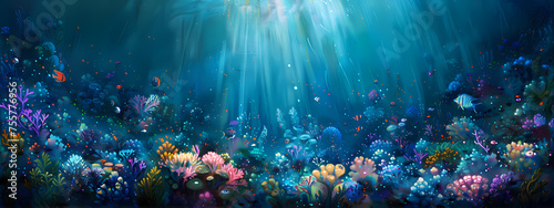 Luminous Depths: The Enchanted Underwater Realm