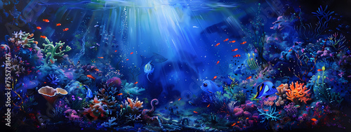 Luminous Depths: The Enchanted Underwater Realm © Manuel