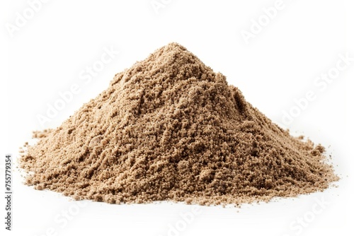 Sand pile isolated on white