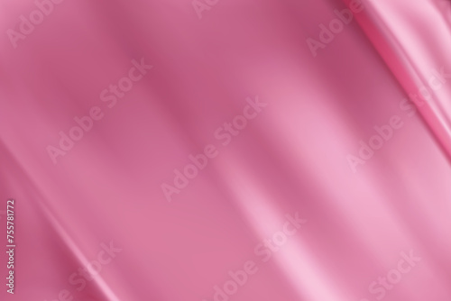 Abstract pink gradient background. Minimalistic subtle wavy silk texture. 3D vector illustration.