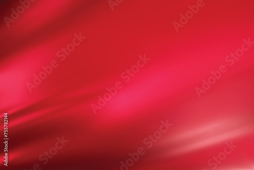 Abstract dark red gradient background. Minimalistic subtle wavy silk texture. 3D vector illustration.