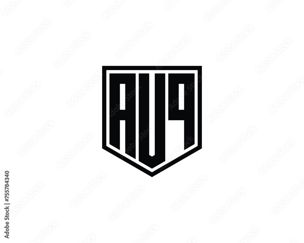 AUQ Logo design vector template AUQ Logo design vector template
