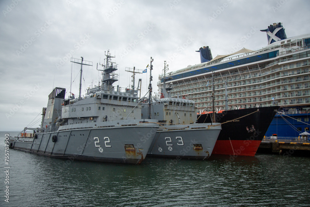 Naklejka premium Ushsuaia