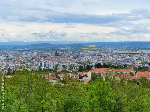 Vue sur la ville de Clermont-Ferrand © Cyndie