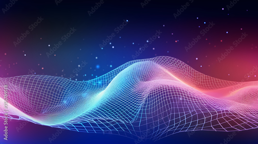 Colorful abstract wavy lines Colorful abstract wavy lines