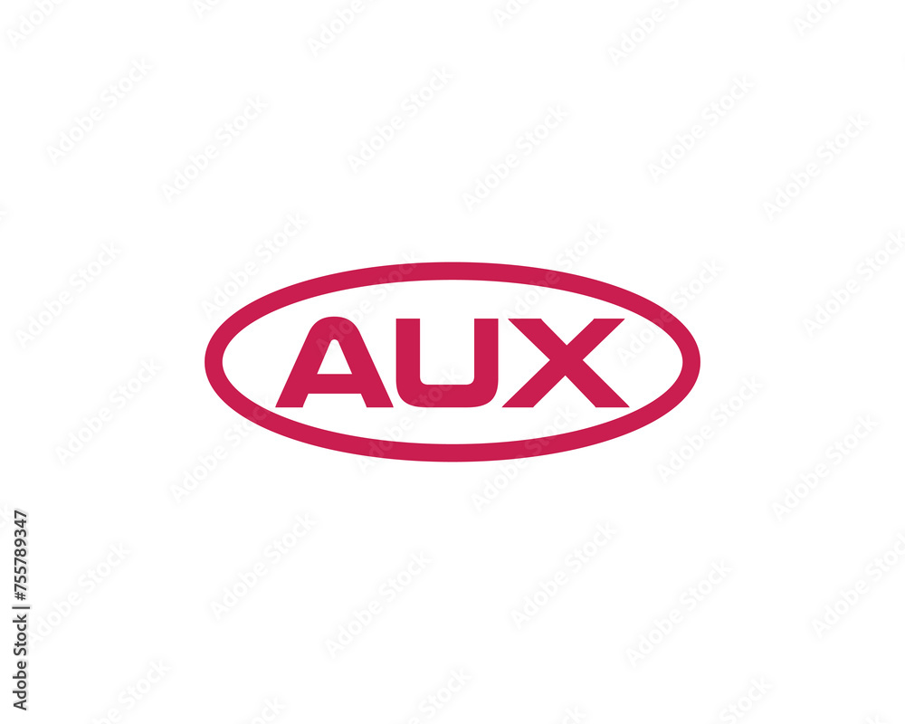 AUX Logo design vector template AUX Logo design vector template