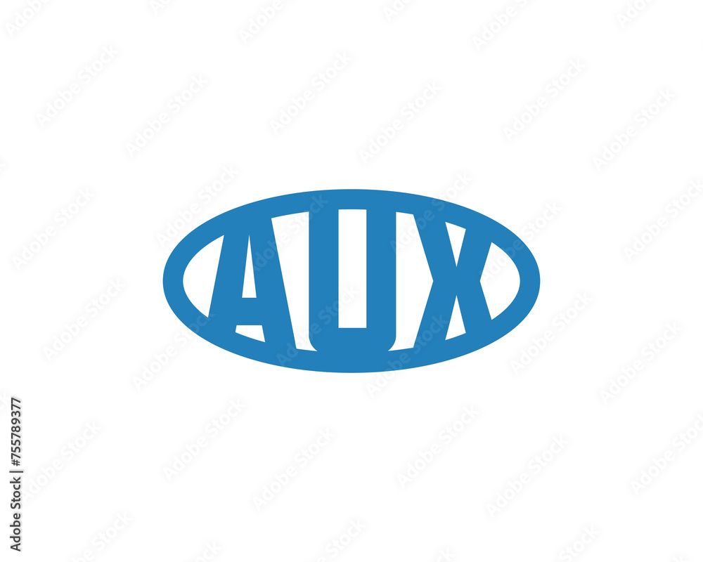 AUX Logo design vector template AUX Logo design vector template