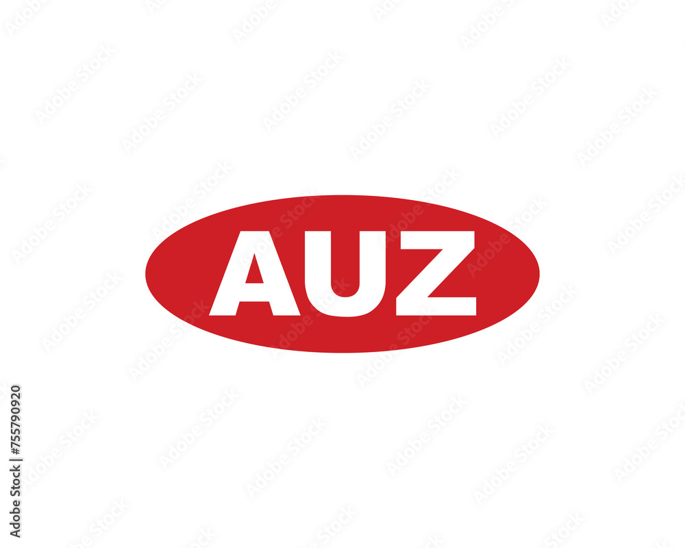 AUZ logo design vector template AUZ logo design vector template