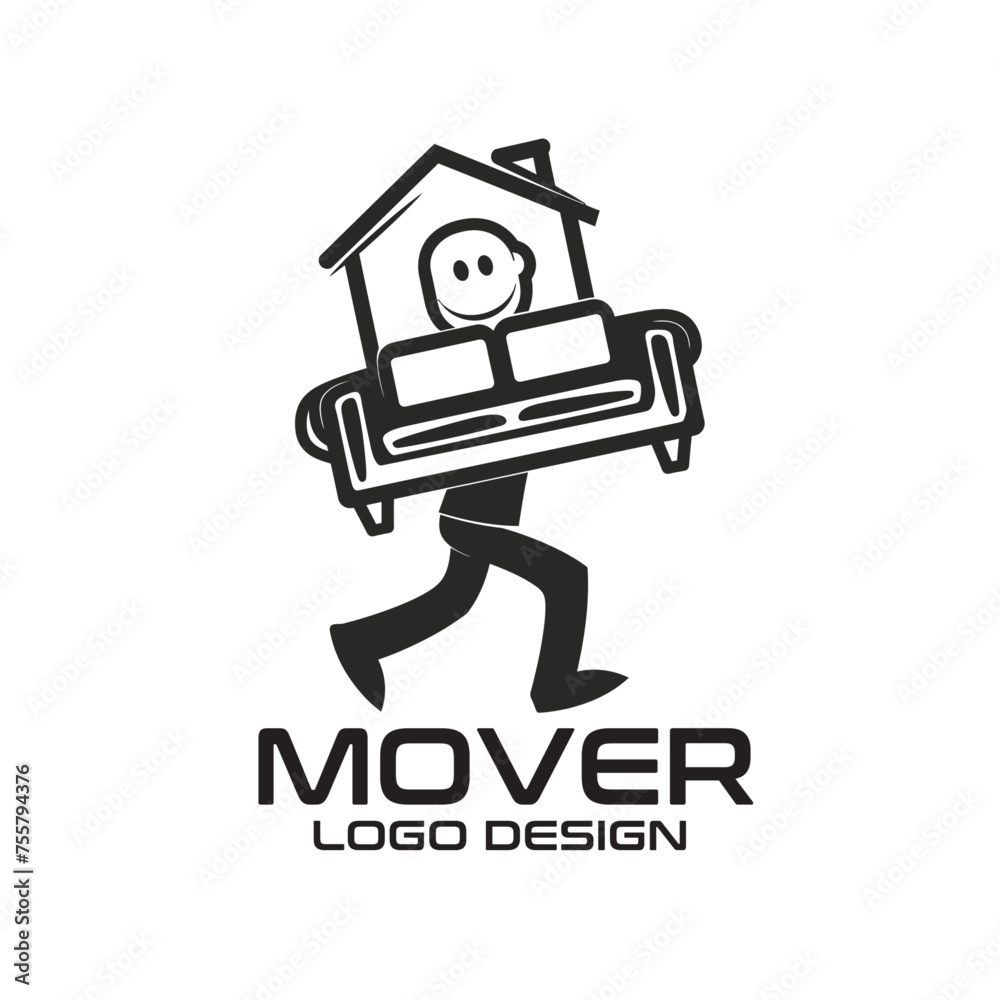 Mover Vector Logo Design Mover Vector Logo Design