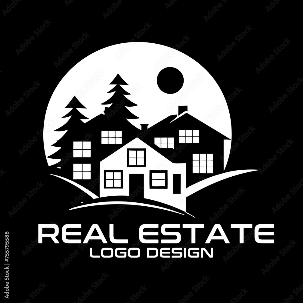 Real Estate Vector Logo Design