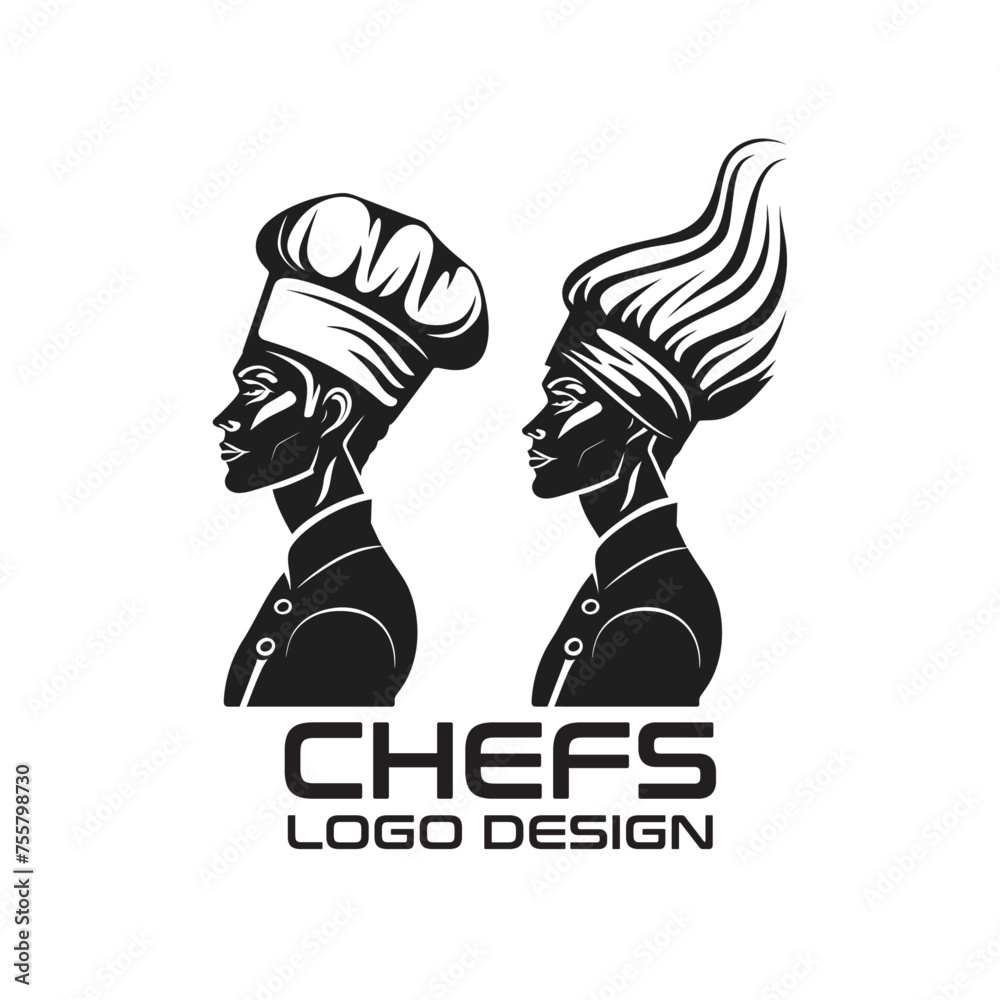 Obraz premium Chefs Vector Logo Design