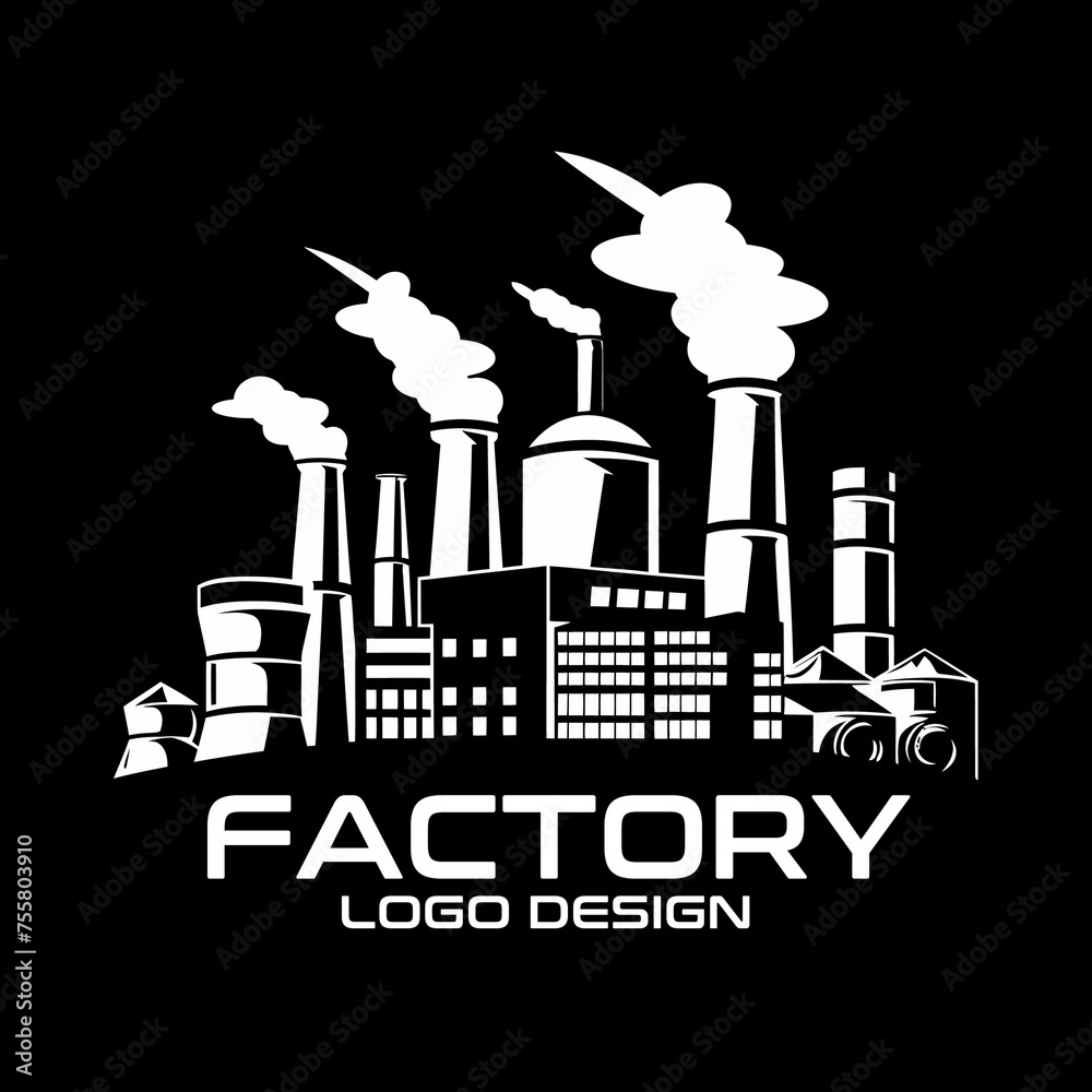 Factory Vector Logo Design