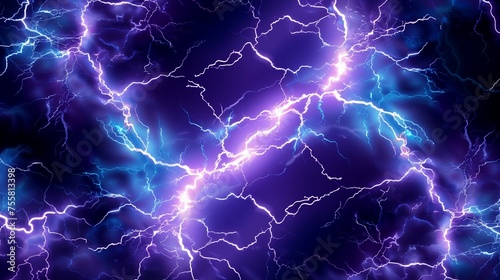 blue and purple lightning background 