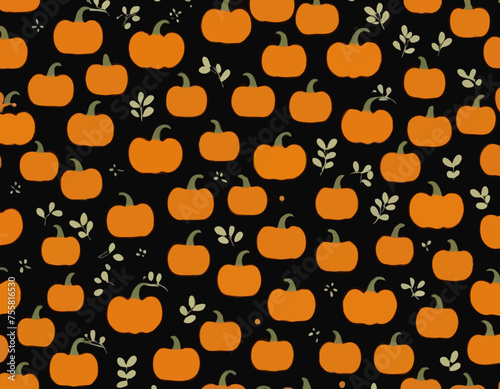 Collection of vector pumpkins and butternuts 