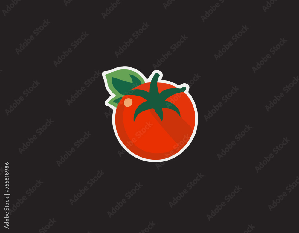Tomato Icon clipart vegetable vector illustration Tomato Icon clipart vegetable vector illustration
