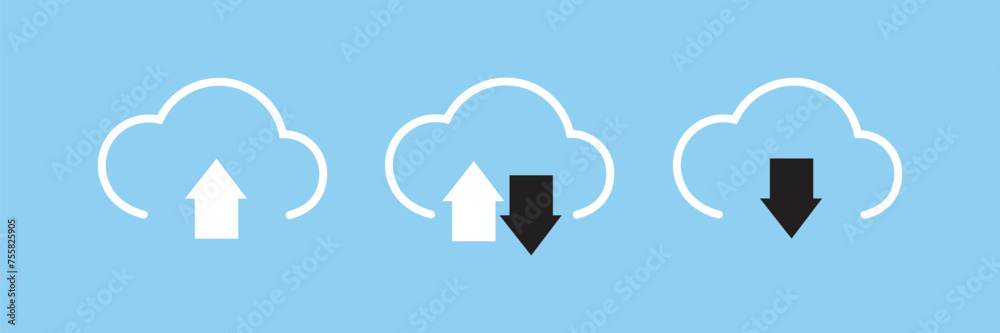 cloud line icon, outline and solid vector illustration, linear pictogram isolated cloud line icon, outline and solid vector illustration, linear pictogram isolated