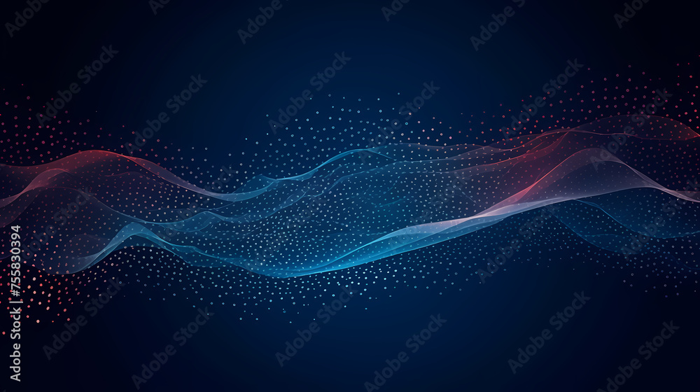 Starry sky gradient background with sparkling particles