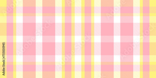 Gingham pattern background. Retro tablecloth texture. Abstract color full of Scott pattern. Pastel gingham seamless background for print on fabric. Vector art.