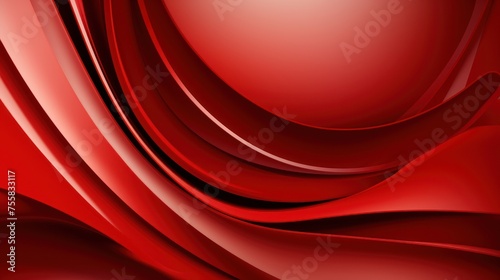 shows a close-up view of a red background with striking wavy lines running across the image.