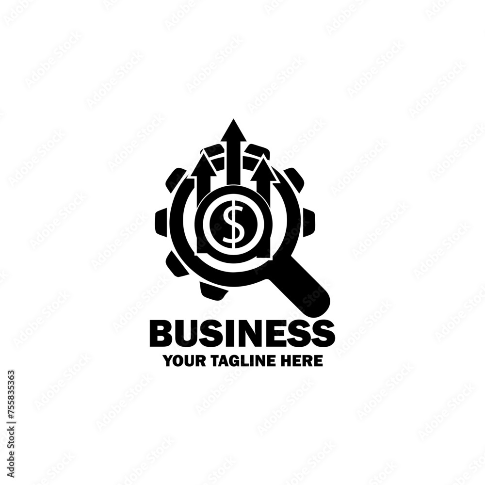 Abstract Initial Logo. Black color isolated on White Background. Business Branding Logos. Flat Vector Logo Design Template Element icon. Abstract Initial Logo. Black color isolated on White Background. Business Branding Logos. Flat Vector Logo Design Template Element icon.