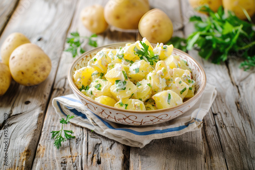 Delicious Bowl of Potato Sa...