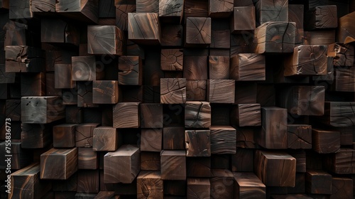 Design of dark Wood Background, Texture for Websites, Graphics and Digital Creations