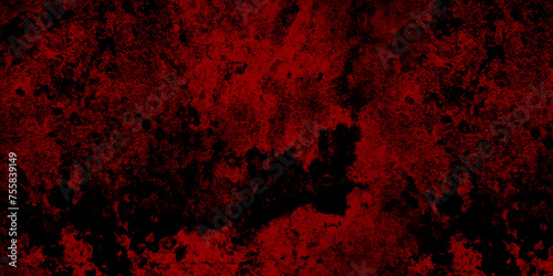 Abstract dark red grunge background with scratches and cracks wall. empty concrete dark wall background texture. red stucco wall background texture. red and black marble stone texture.