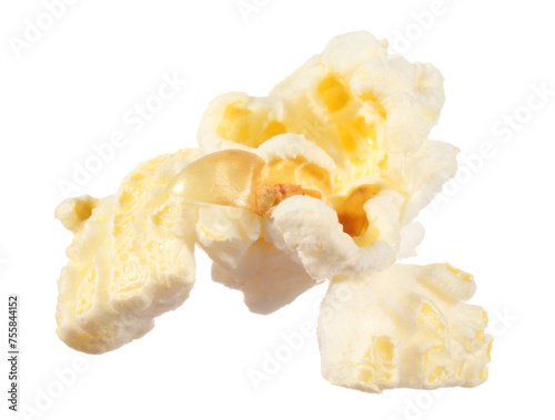 Kernel of tasty fresh popcorn isolated on white © New Africa