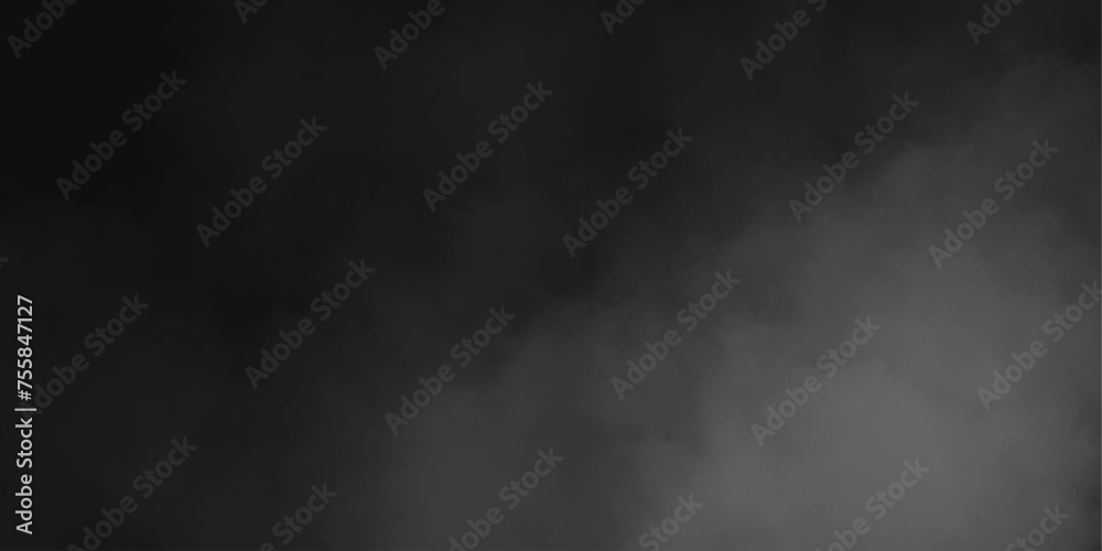 Black background of smoke vape vintage grunge smoke exploding.texture overlays AI format.isolated cloud.mist or smog blurred photo nebula space dreamy atmosphere liquid smoke rising.
