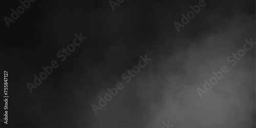 Black background of smoke vape vintage grunge smoke exploding.texture overlays AI format.isolated cloud.mist or smog blurred photo nebula space dreamy atmosphere liquid smoke rising. 