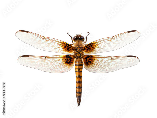 Dragonfly isolated on transparent background, transparency image, removed background