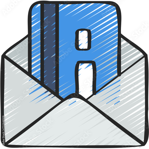 Credit Card Envelope Icon