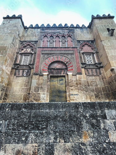 Exterior view and decorativ...