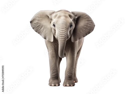 elephant isolated on transparent background  transparency image  removed background