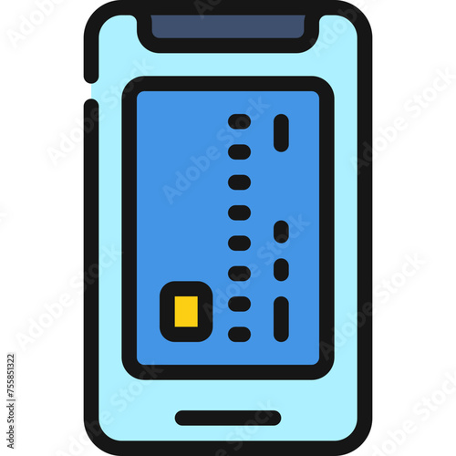 Mobile Credit Card Icon
