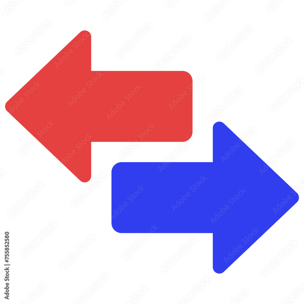 Back And Forth Arrows Icon