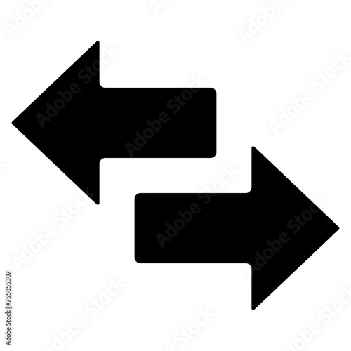 Foto Back And Forth Arrows Icon