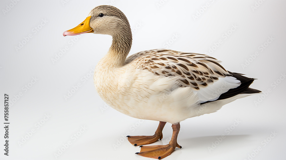 beautiful white duck photo, generative ai beautiful white duck photo, generative ai